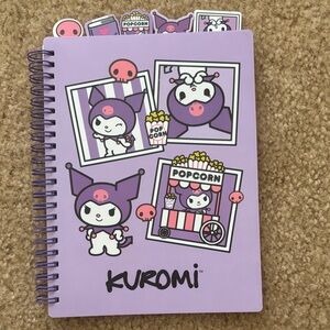Sanrio Purple and White Character Notebook